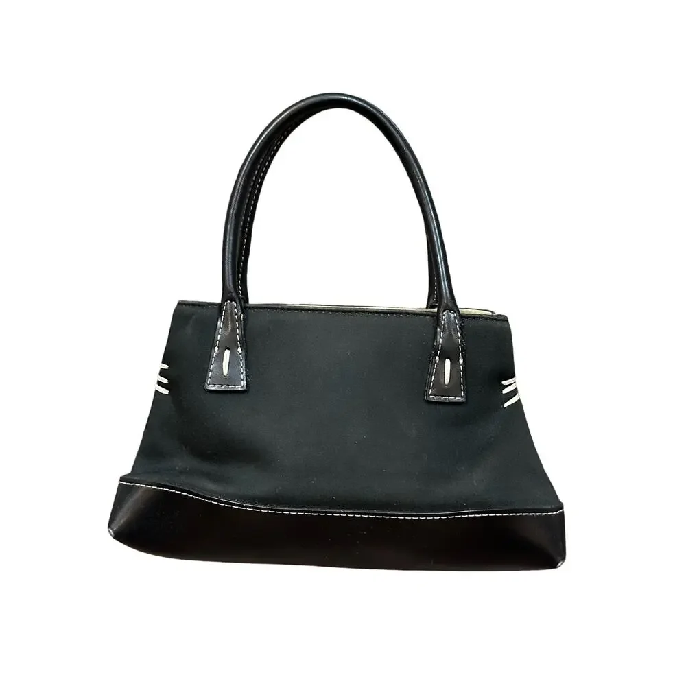 Nine West Little Black Purse Handbag Satchel 90s Y2K